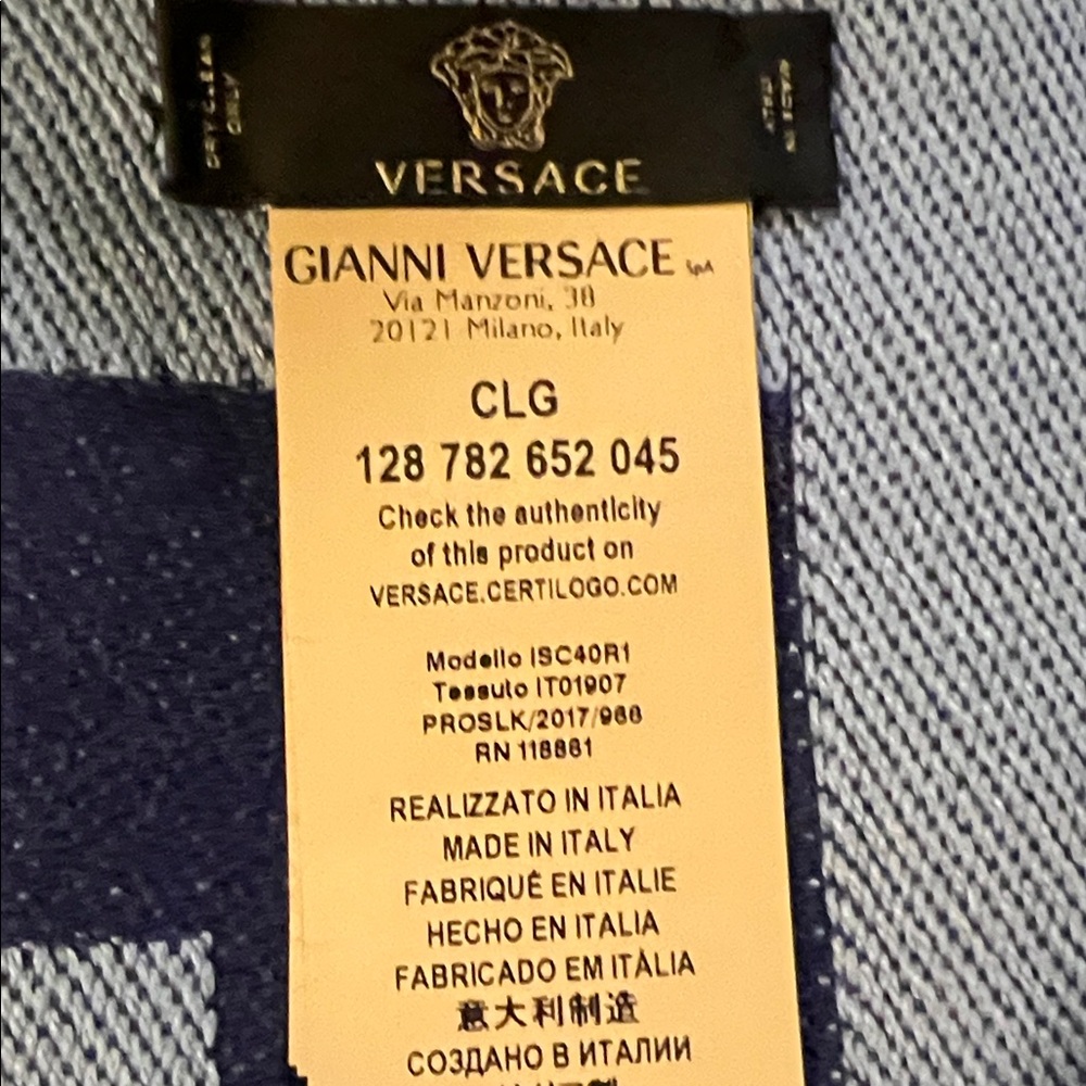 Versace Classic Blue Denim